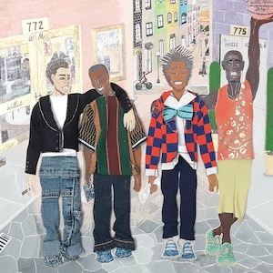 XL 3-D Fashion Painting (Título: Una Hermandad de Vacaciones '20)