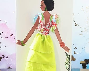 X-Large 3D Fashion Greeting Card (Titled: Elegant Brilliance 2026 Edition.)