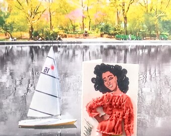 Mini 3-D Fashion Greeting Card (Titled: Teen Vibrance Card Collection Summer Edition '25)