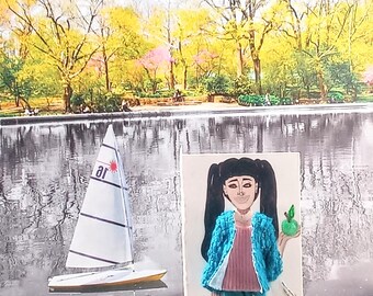 Mini 3-D Fashion Greeting Card (Titled: Teen Vibrance Card Collection Summer Edition '25)