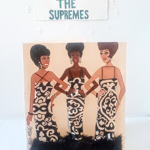 Cartão comemorativo de luxo em 3D (intitulado: Coleção de cartões Supreme Glamour Girls 2025).