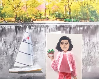 Mini 3-D Fashion Greeting Card (Titled: Teen Vibrance Card Collection Summer Edition '25)