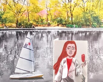 Mini 3-D Fashion Greeting Card (Titled: Teen Vibrance Card Collection Summer Edition '25)