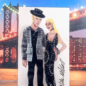 X-Large 3-D Fashion Greeting Card (Titled: The Fashionable Romance Series Winter 2023 Edition)