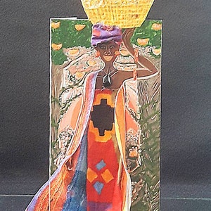 3D Mode-Grußkarte (die Nu Nubian Card Collection Sommer '21 Edition)