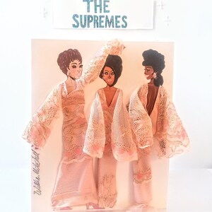 Cartão comemorativo de luxo em 3D (intitulado: Coleção de cartões Supreme Glamour Girls 2025).