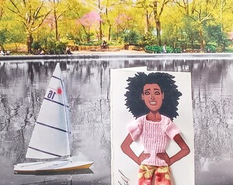 Mini 3-D Fashion Greeting Card (Titled: Teen Vibrance Card Collection Summer Edition '25)