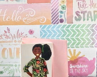 Mini 3D Fashion Greeting Card (Titled: Teen Brilliance 2026 Edition.)