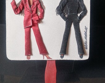 3-D Fashion Fan: "The Still A Thrill Series" Inspired by Jody Watley