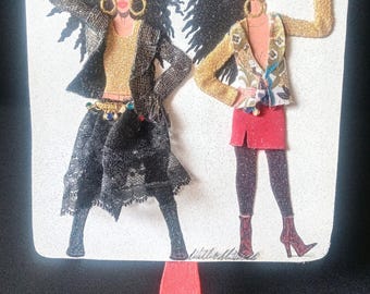 3-D Fashion Fan: "The Still A Thrill Series" Inspired by Jody Watley