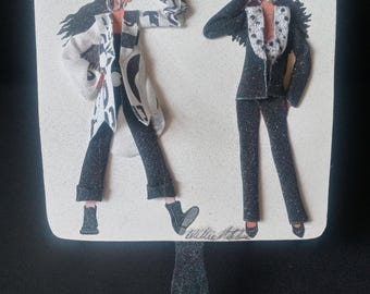 3-D Fashion Fan: "The Still A Thrill Series" Inspired by Jody Watley