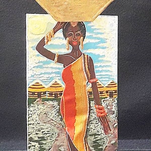 Medium 3D Fashion Grußkarte (The Nu Nubian Card Collection Summer '21)