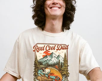 Reel Dad Shirt, Father's Day T-Shirt, Fathers Days gift for Him, Husband Tee