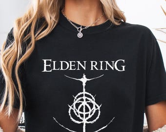 Elden Ring T-Shirt, From Software Merch, Soulslike Dark Fantasy Tee