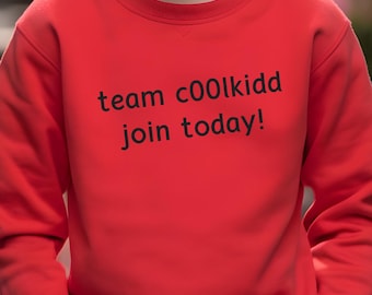 Team c00lkidd Roblox Gamer Sweatshirt: Unisex Adult Hoodie