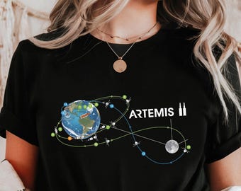 Artemis 2 Rocket Launch Shirt, Future Moon Mission Tee, Space Exploration TShirt, Astronomy T-Shirt