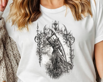Elden Ring Goth Shirt T-Shirt | Dark Fantasy Gaming Tee