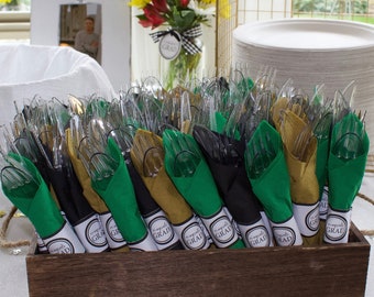 CONGRATS GRAD Party Silverware Wrappers, Graduation, Grad Party Decor, Graduation Party Printable (1) PDF File, You Print