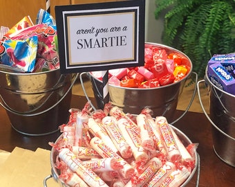 Graduation Candy Bar Signs, Graduation, Grad Party Decor, Graduation Party Printable, You Print