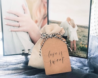Love is Sweet Tags, Wedding Favor Tags, Shower Thank You, Favor Tag, Event Thank You Favor, PDF, Instant Download, Printable File