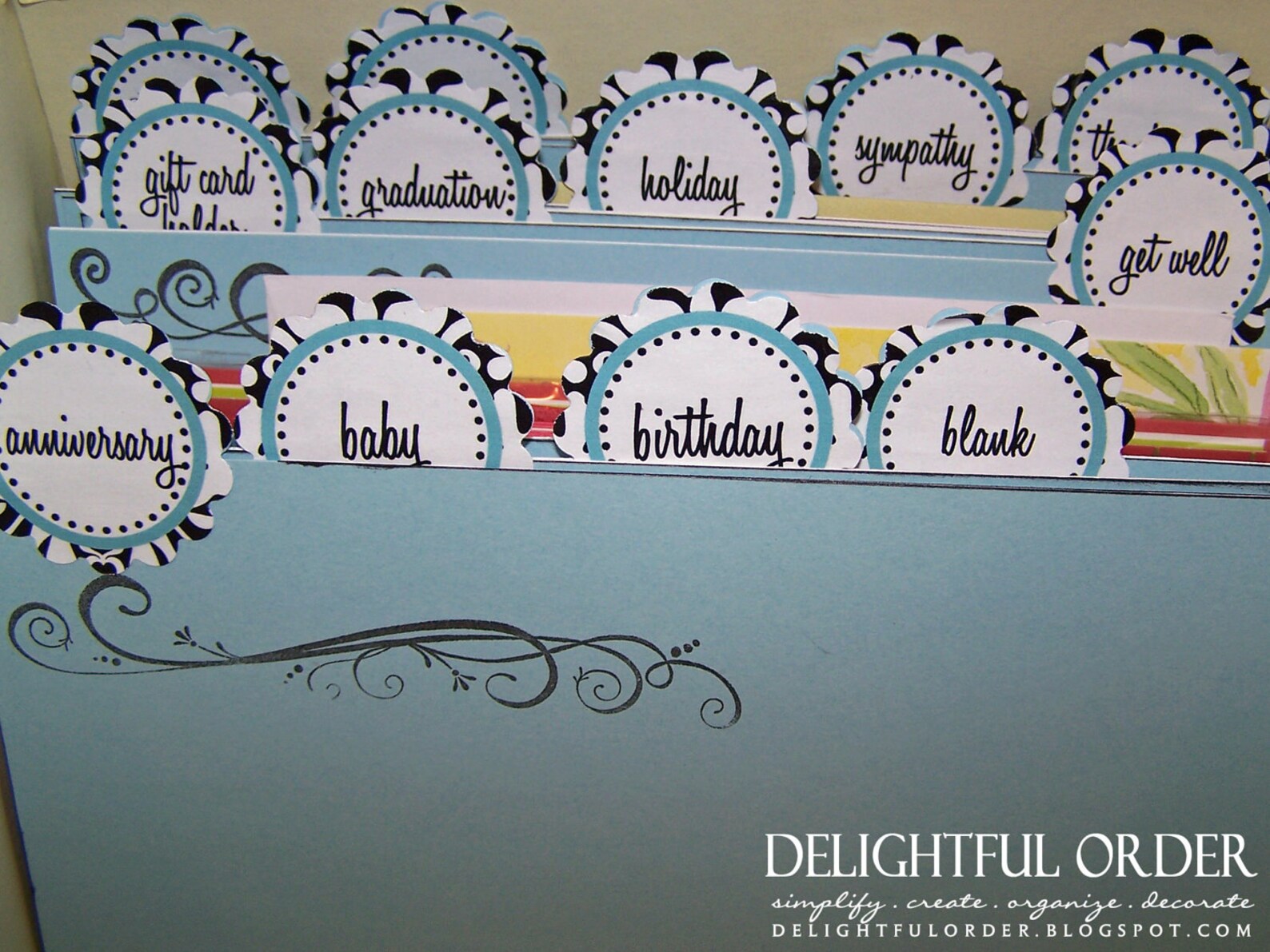 Greeting Card Box Labels PDF Printable File Instant Etsy