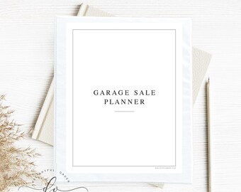 Ultimate Garage Sale Printable Planner - (60 pages) PDF Printable Files - Instant Digital Download