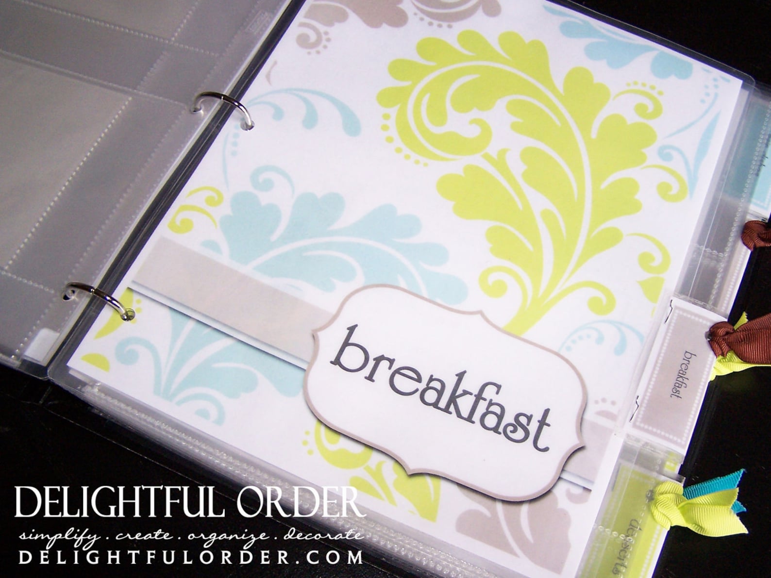 Recipe Binder Organizer 13 Pages PDF Printable Files Etsy