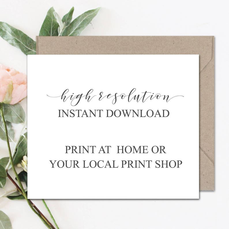 Puede incluir: Tarjeta blanca con texto negro que dice "alta resoluci&oacute;n DESCARGA INSTANT&Aacute;NEA IMPRIME EN CASA O EN TU IMPRENTA LOCAL"