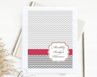 Budget Planner Printable Bundle (14 pages) PDF Printable Files - Instant Digital Download