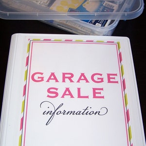 Garage Sale Printable Bundle Pack 37 Pages PDF Printable - Etsy
