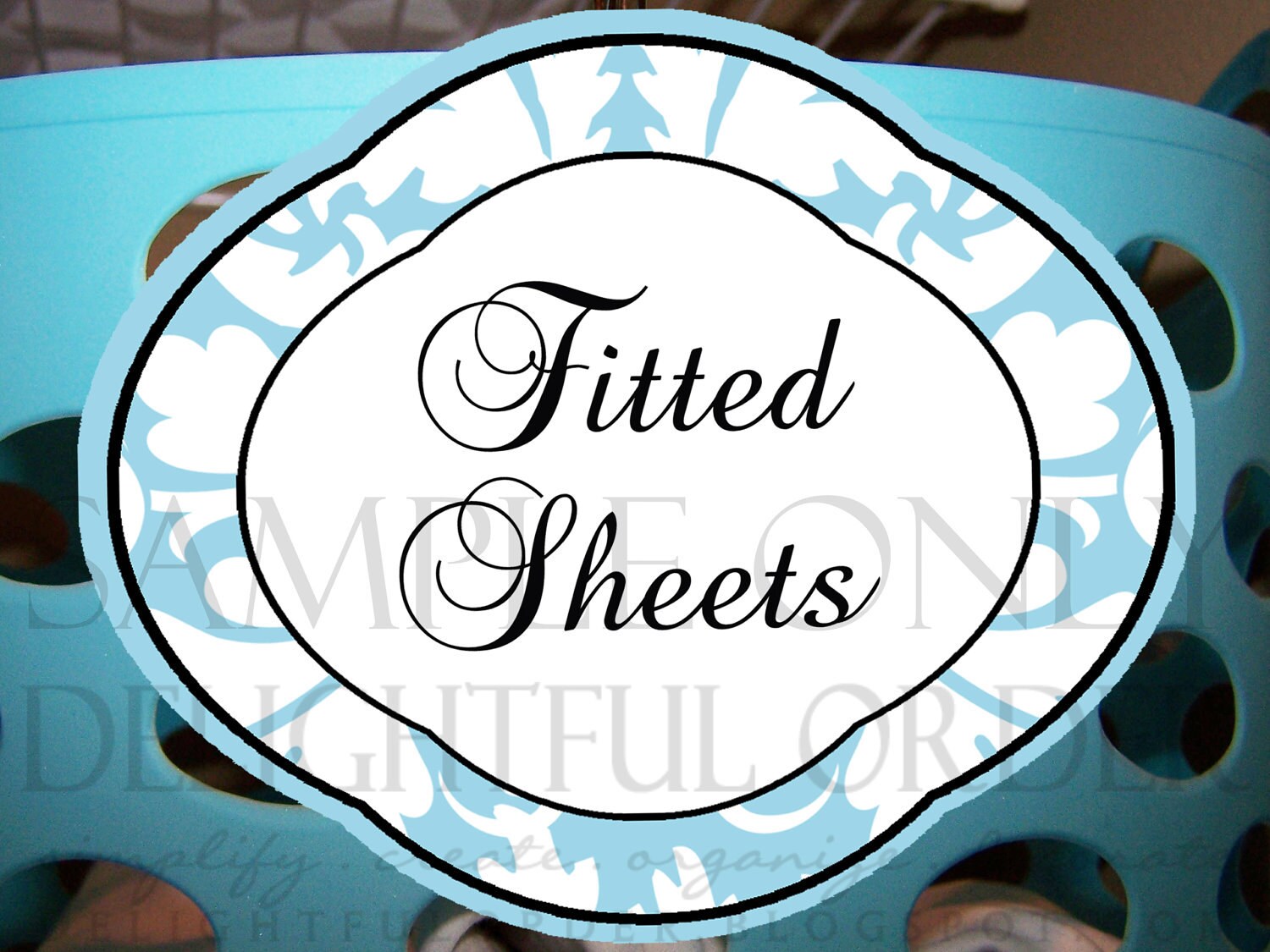 Linen Closet Labels 2 Printable PDF Files Instant | Etsy