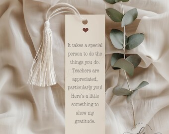 Teacher Bookmarks, Teacher Gift, PDF - Instant Download, Printable File