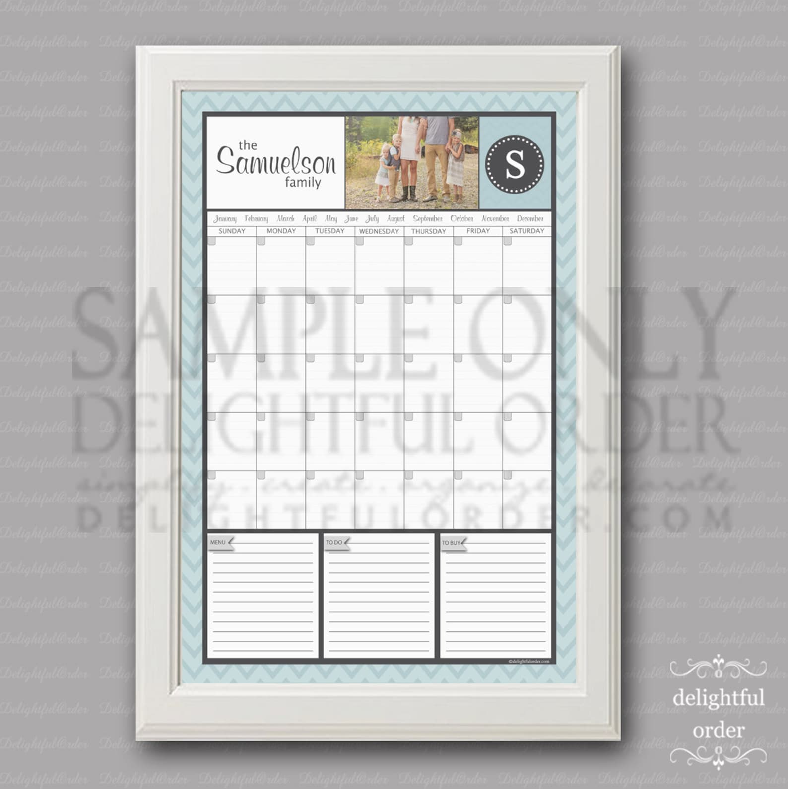 Digital Dry Erase Calendar 20x30 Custom Calendar 20x30 Etsy