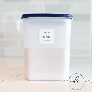 Kitchen Pantry Labels -  (9) PDF Printable Files - 180 Total Labels - Modern Labels - Instant Digital Download