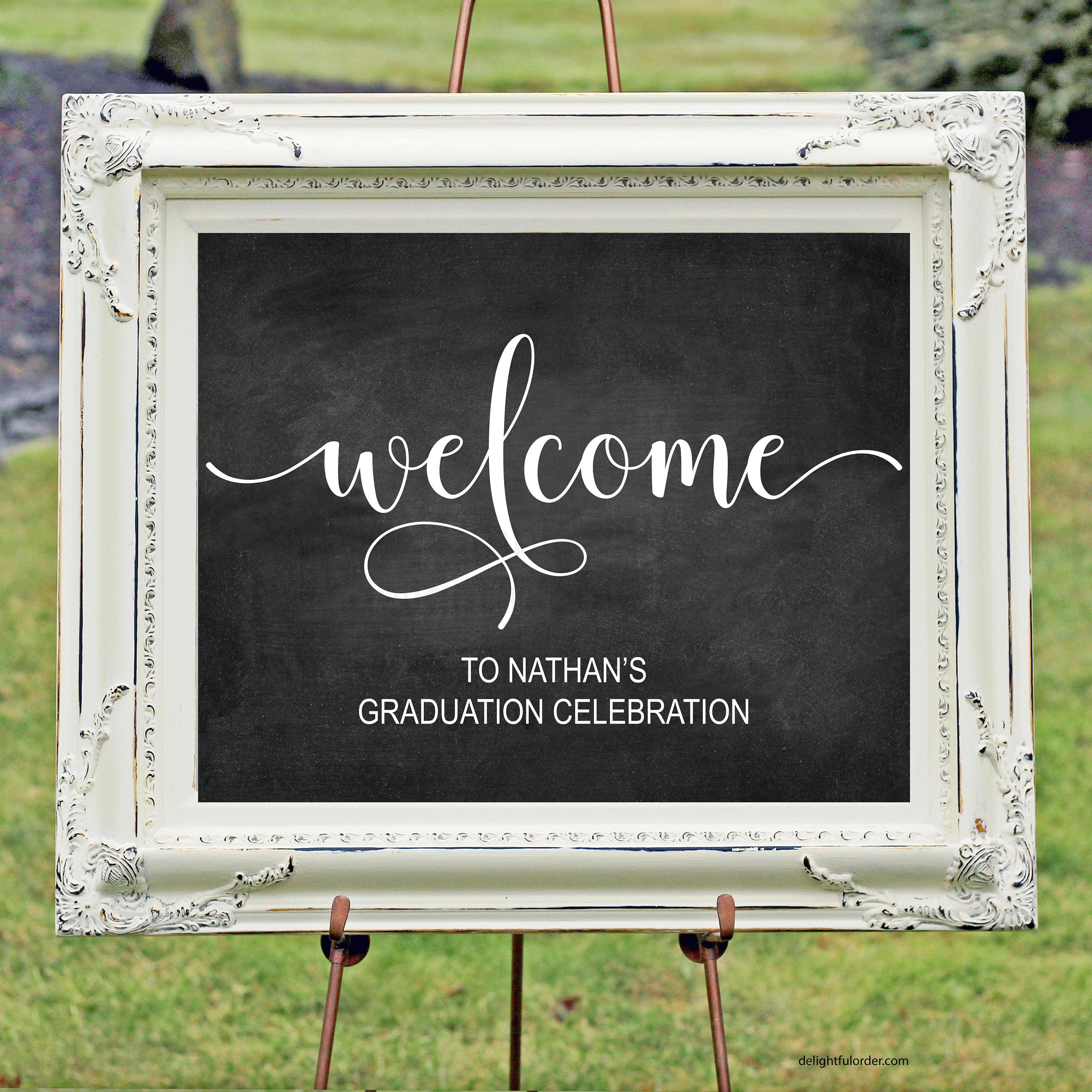 Custom Graduation Party Sign Printable Sign Etsy