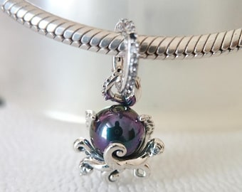 Ciondolo Ursula: La Sirenetta Disney, perlina europea in argento sterling 925