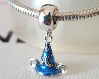 Disney Micky Zauberer Hut Anhänger, 925 Sterling Silber Geschenk für Sie