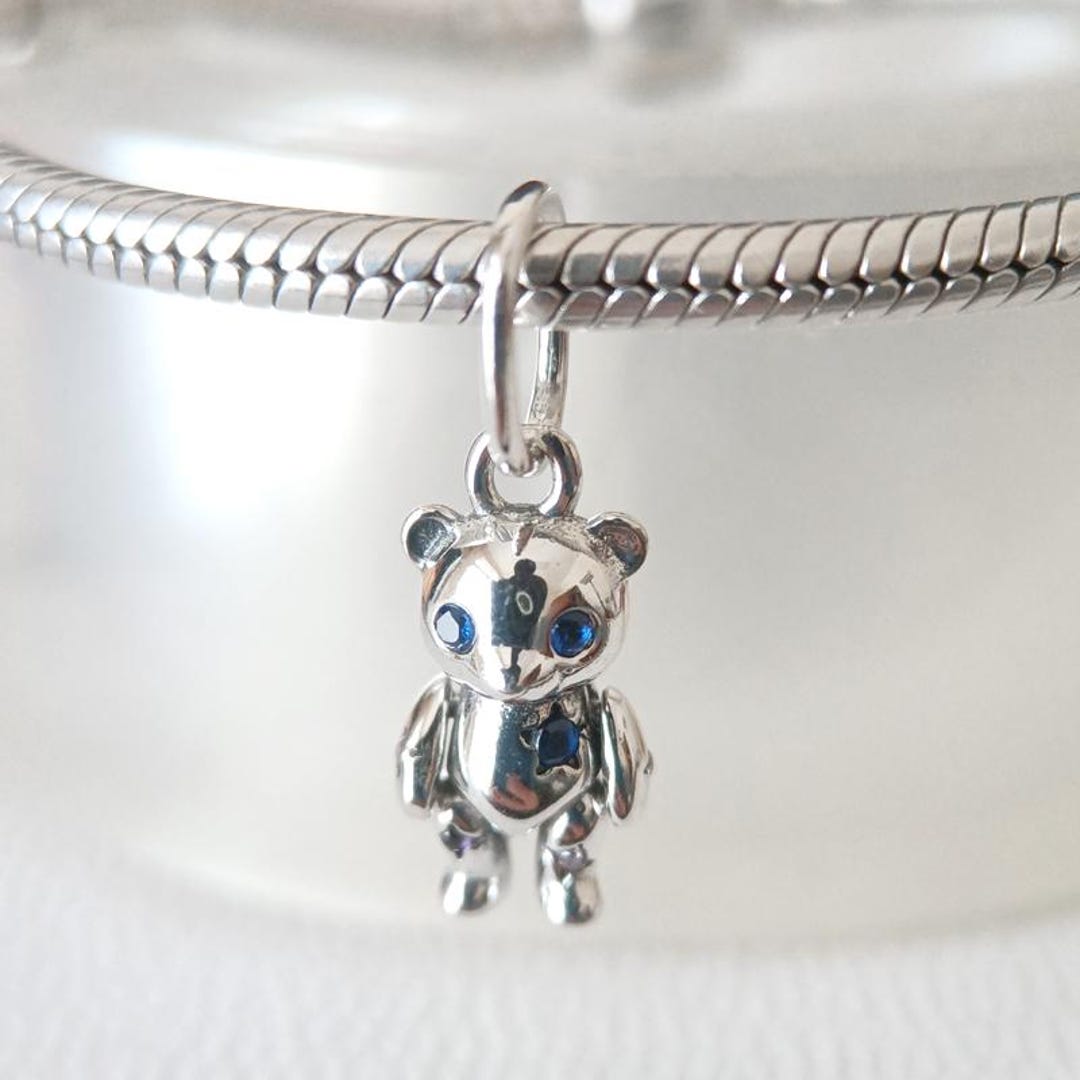 Movable Teddy Bear Dangle Charm:fits Pandora Charm Bracelet/fashion ...