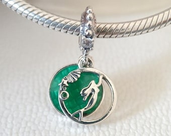 Colgante de Ariel, la Sirenita, compatible con pulseras Pandora