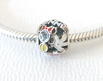 Charm de plata de ley de Minnie Mouse de Disney, compatible con Pandora