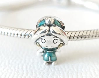 New Pandora Disney Aladdin, Princess Jasmine&genie Charm S925 ALE