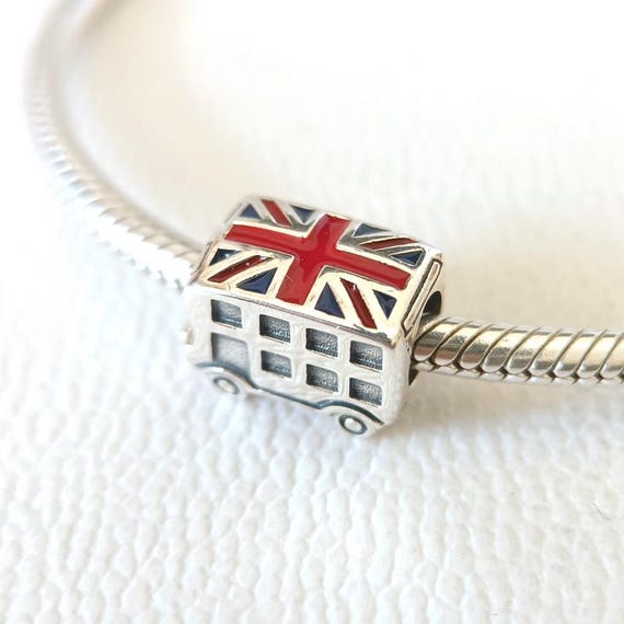 UK London Bus Charm:for Pandora Charm Bracelet Compatible Sterling