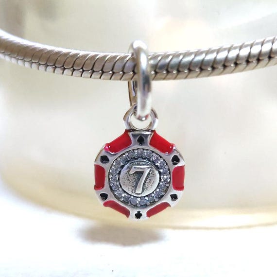 Lucky Chip Dangle Charm:fits Pandora Bracelet/gift for Her