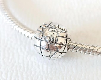 Sterlingzilveren bolbedel voor armband in Pandora-stijl