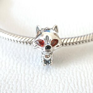 Charm in argento sterling lupo .925 x 1 Charms lupi --SFP