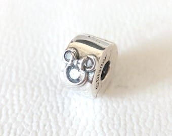 Disney Parks Minnie Mouse Sterling Silver Clip Charm: Pandora Style Bracelet