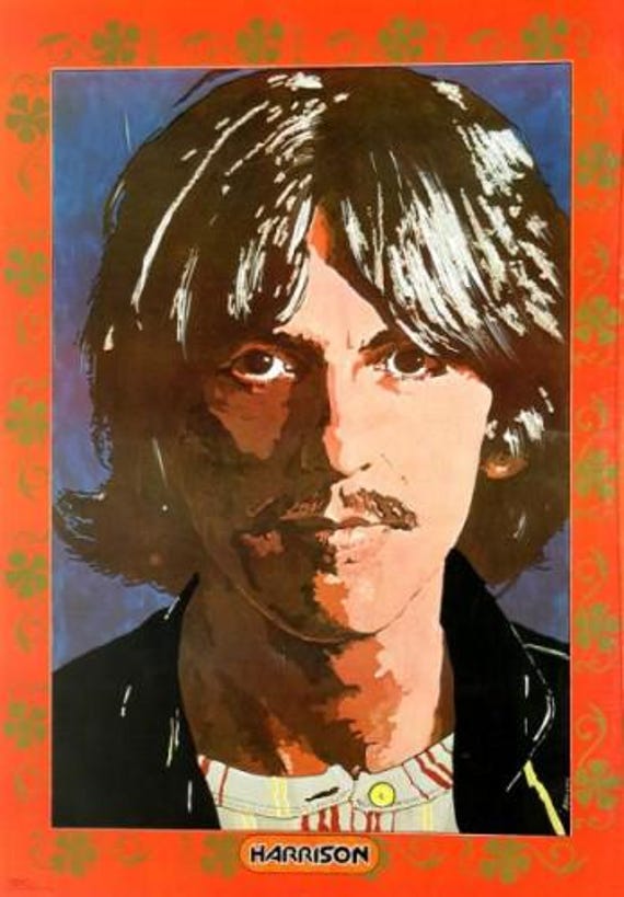 ポスター ジョージ・ハリソン ヴィンテージ オリジナル アンジェイ