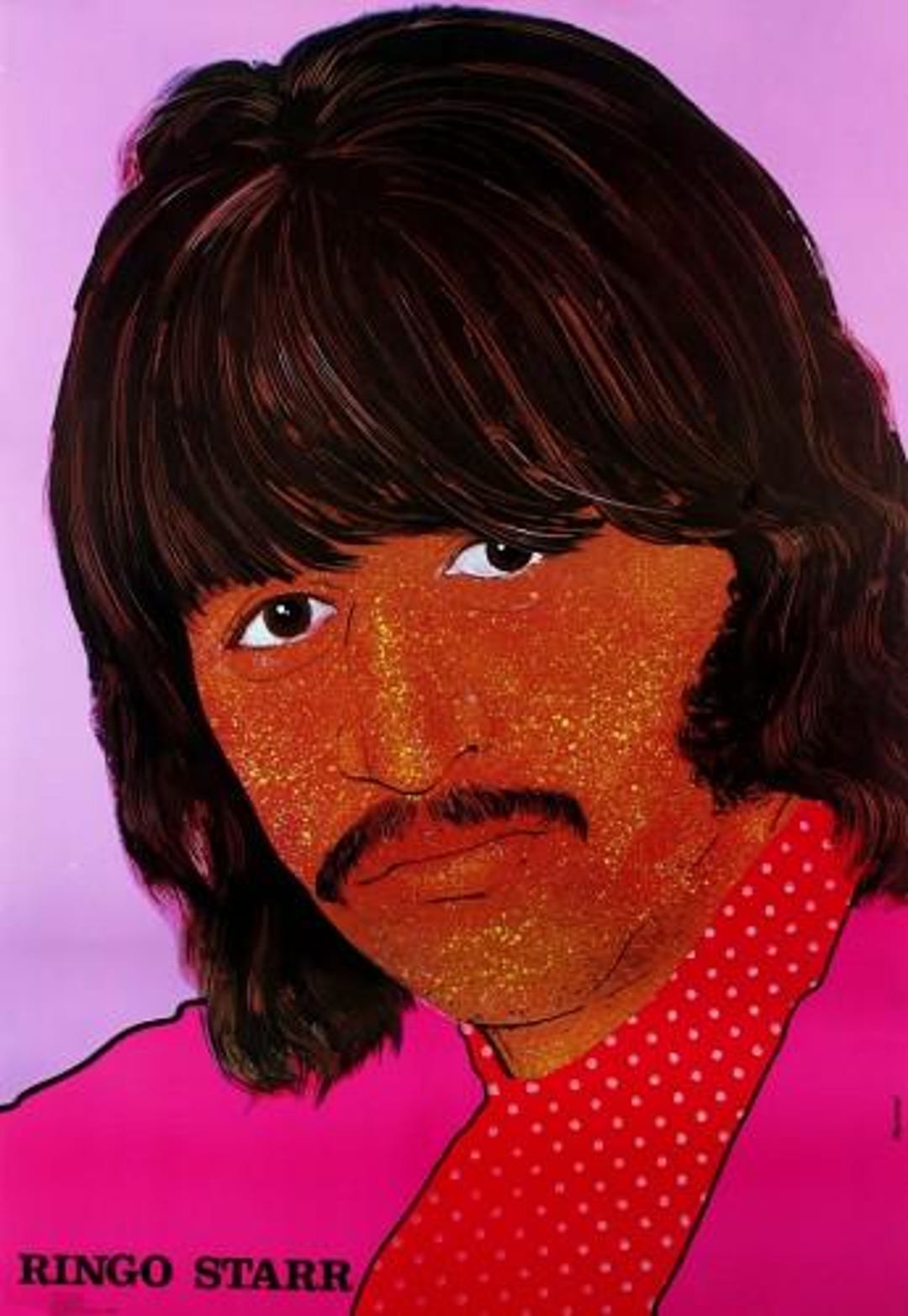 Poster Ringo Starr Vintage Original Andrzej Pągowski 1979 R - Etsy