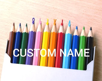 Custom Name Pencil Art – Personalized Handmade Name Decor – Creative Desk or Wall Gift for Teacher, Artist or Kid