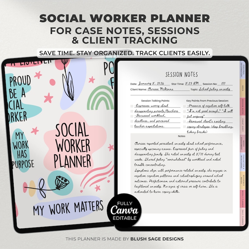 Notebook Case Work - Etsy